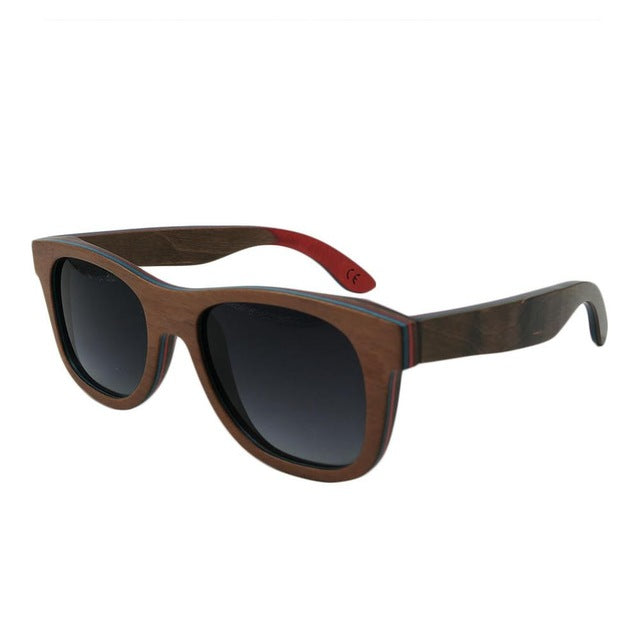 Wooden Frame Polarized Sunglasses