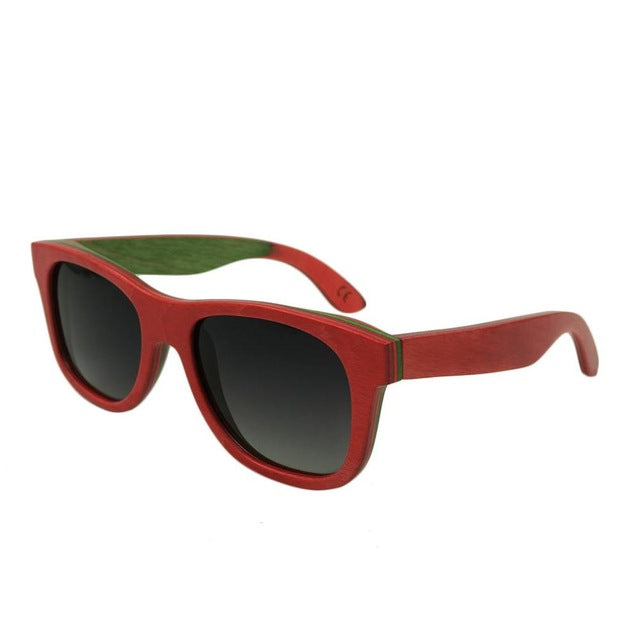 Wooden Frame Polarized Sunglasses